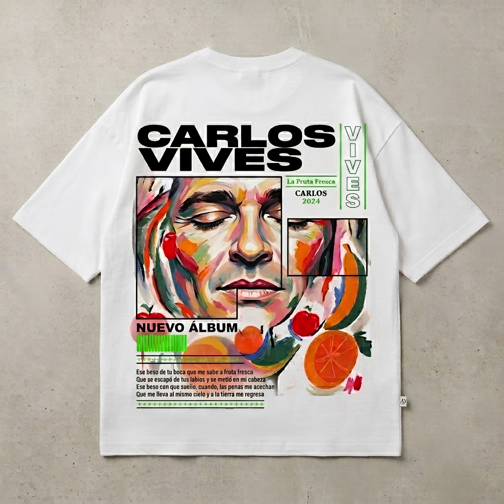 Camiseta unisex con diseño Vives a color